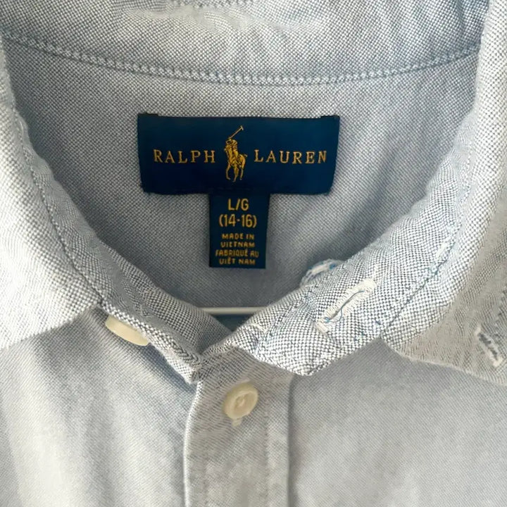 [SOLD OUT] 폴로 랄프로렌 셔츠 남방 보이즈 블루 L