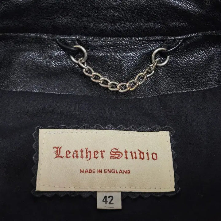 [BUNJANG] Leather Studio Black Leather Rider Jacket / 영국 레더스튜디오 블랙 가죽 라이더 자켓 MADE IN ENGLAND