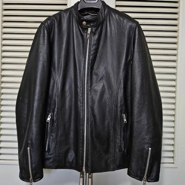 [BUNJANG] Leather Studio Black Leather Rider Jacket / 영국 레더스튜디오 블랙 가죽 라이더 자켓 MADE IN ENGLAND