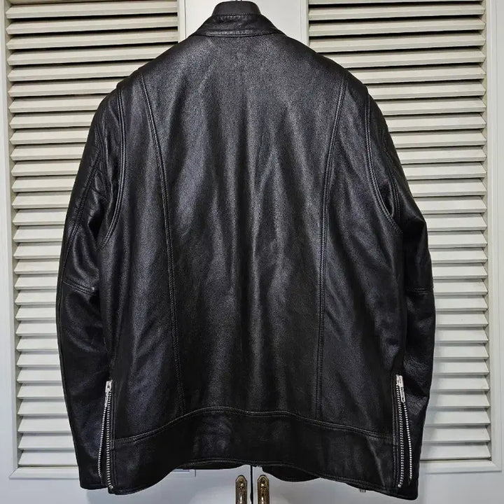 [BUNJANG] Leather Studio Black Leather Rider Jacket / 영국 레더스튜디오 블랙 가죽 라이더 자켓 MADE IN ENGLAND