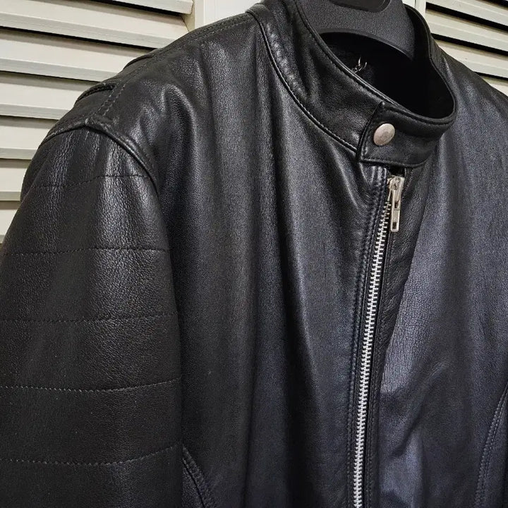 [BUNJANG] Leather Studio Black Leather Rider Jacket / 영국 레더스튜디오 블랙 가죽 라이더 자켓 MADE IN ENGLAND