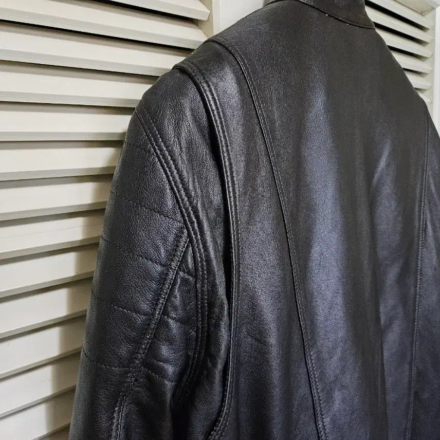[BUNJANG] Leather Studio Black Leather Rider Jacket / 영국 레더스튜디오 블랙 가죽 라이더 자켓 MADE IN ENGLAND