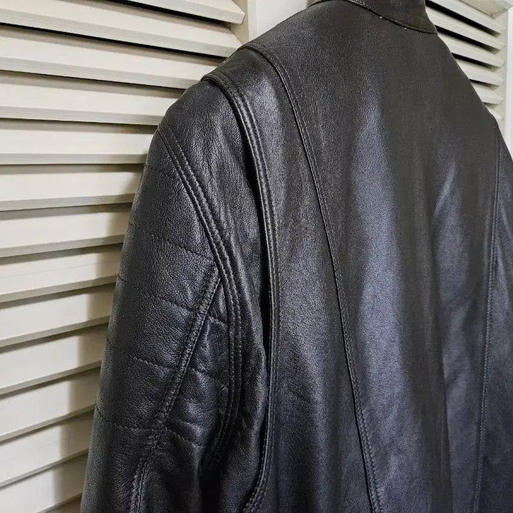 [BUNJANG] Leather Studio Black Leather Rider Jacket / 영국 레더스튜디오 블랙 가죽 라이더 자켓 MADE IN ENGLAND