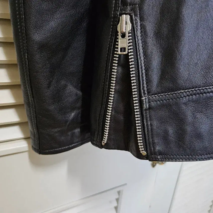 [BUNJANG] Leather Studio Black Leather Rider Jacket / 영국 레더스튜디오 블랙 가죽 라이더 자켓 MADE IN ENGLAND
