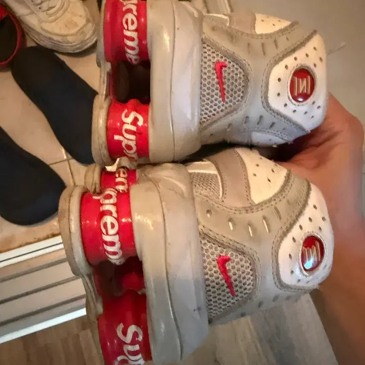 [BUNJANG] Supreme Shox 270 White Sneakers / 슈프림 샥스 270 화이트