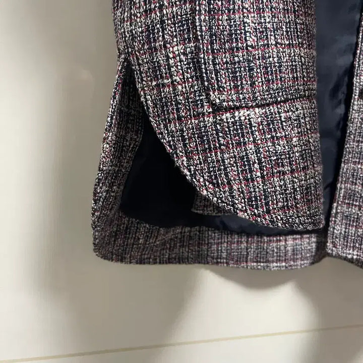 [BUNJANG] Kenneth Lady Tweed Collar Pocket Jacket / [66] 케네스 레이디 트위드 카라 포켓 자켓