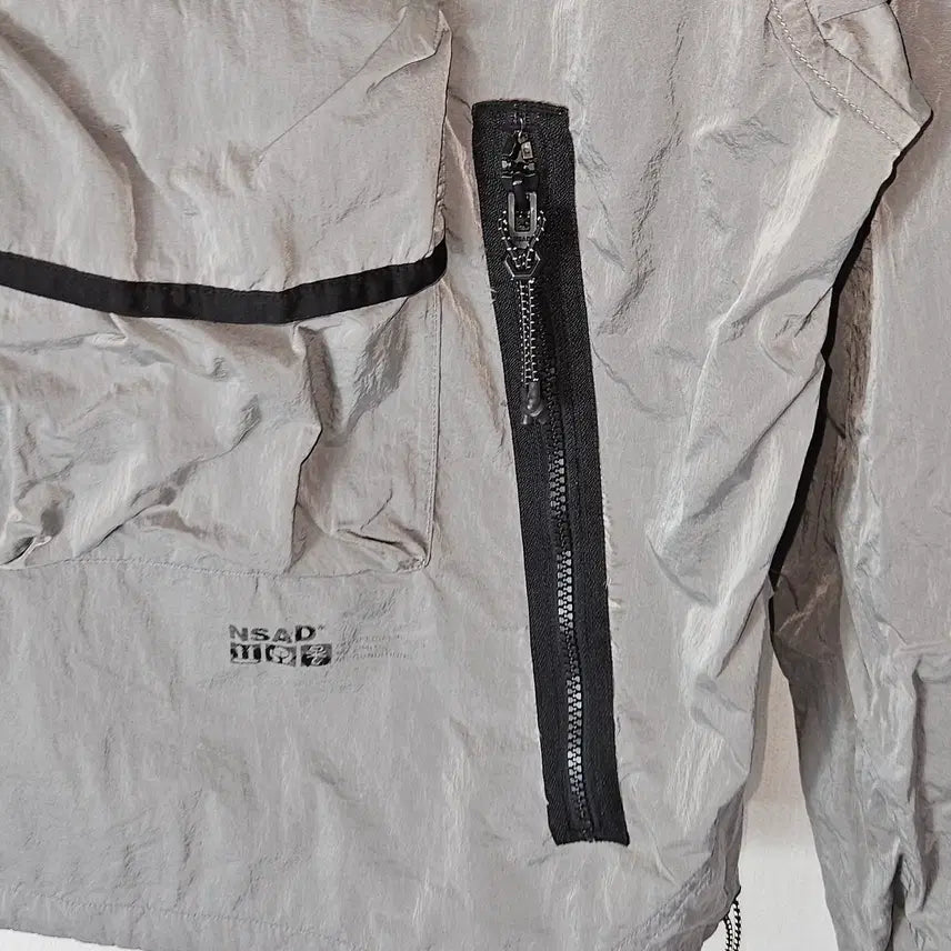 [BUNJANG] NSAD Nylon Metallic Anorak Windbreaker Jacket L / NSAD 엔에스에이디 나일론 메탈릭 아노락 바람막이 자켓 L (새상품)