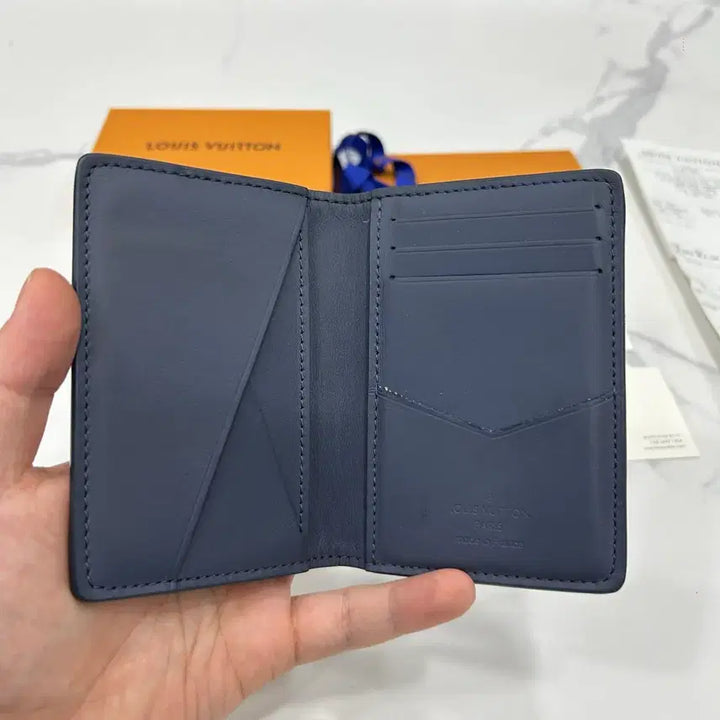 [BUNJANG] Louis Vuitton Shadow Blue Organizer Card Wallet / 루이비통 쉐도우블루 오거나이저 카드지갑