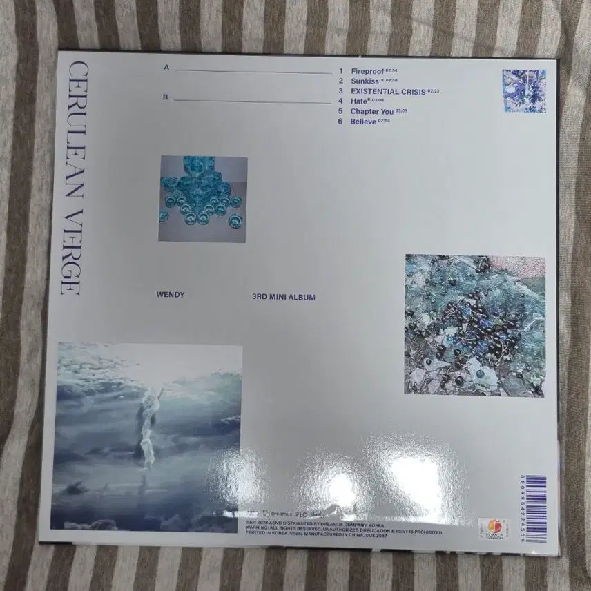 [SOLD OUT] 웬디 Cerulean Verge LP 개봉반 판매합니다.