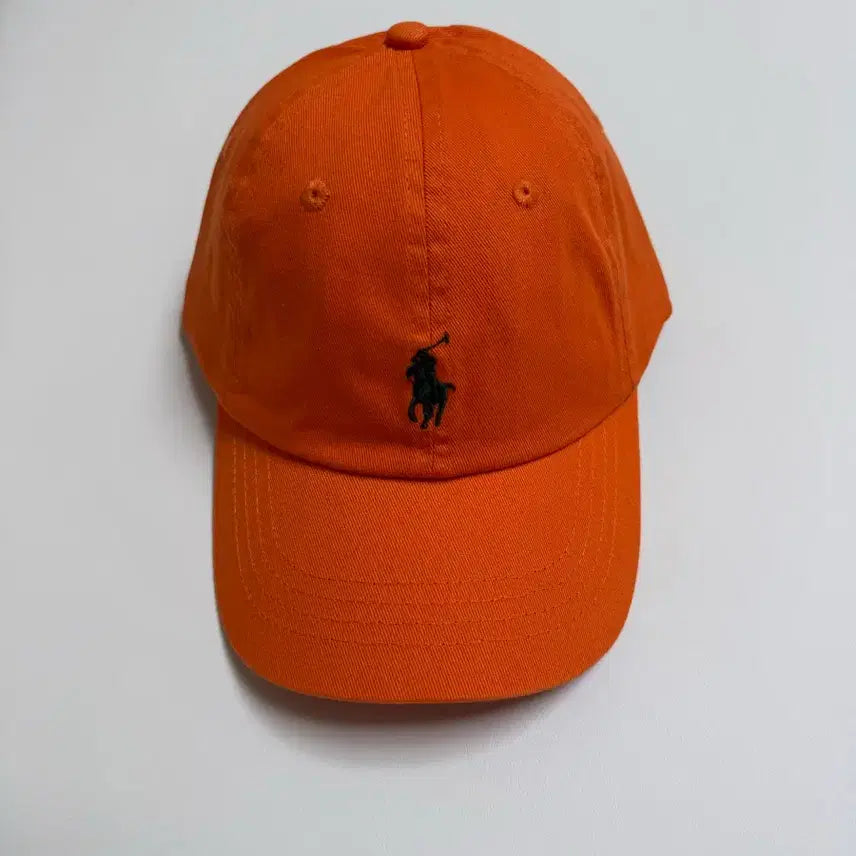 [BUNJANG] Polo Ralph Lauren Orange Cotton Twill Ball Cap Hat / 폴로 랄프로렌 볼캡모자 (오렌지)(새상품)