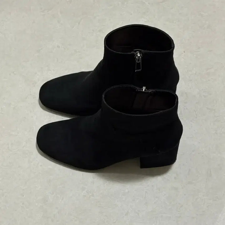 [BUNJANG] ZARA Suede Ankle Boots / zara 자라 블랙 스웨이드 앵클 부츠 37