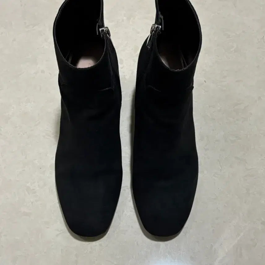 [BUNJANG] ZARA Suede Ankle Boots / zara 자라 블랙 스웨이드 앵클 부츠 37