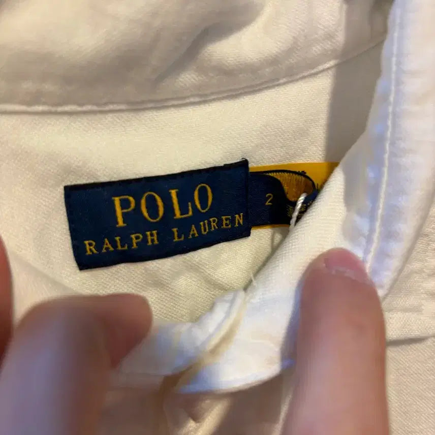 [BUNJANG] Polo White Shirt / 폴로 신형 화이트 셔츠