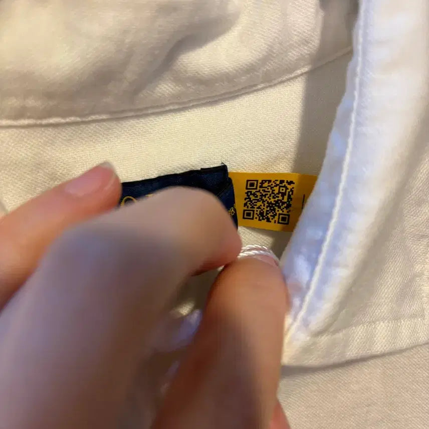 [BUNJANG] Polo White Shirt / 폴로 신형 화이트 셔츠