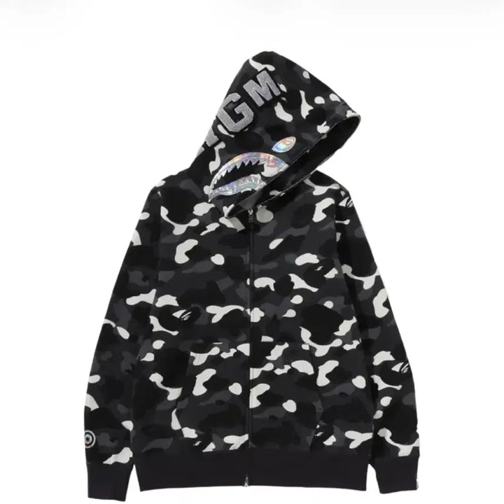 [SOLD OUT] 베이프 시티 M사이즈 야광 후드집업 새상품