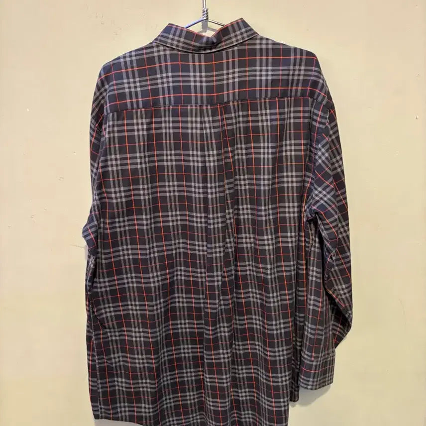 [BUNJANG] Burberry Navy Check Shirt / 버버리 네이비 체크셔츠