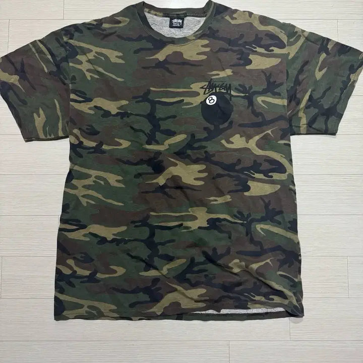 [BUNJANG] Stussy 8 Ball T-Shirt Camo / (L)스투시 8볼 티셔츠 카모