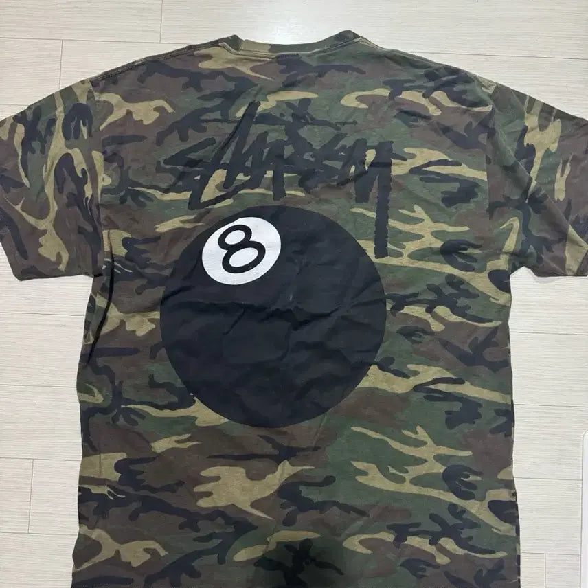 [BUNJANG] Stussy 8 Ball T-Shirt Camo / (L)스투시 8볼 티셔츠 카모