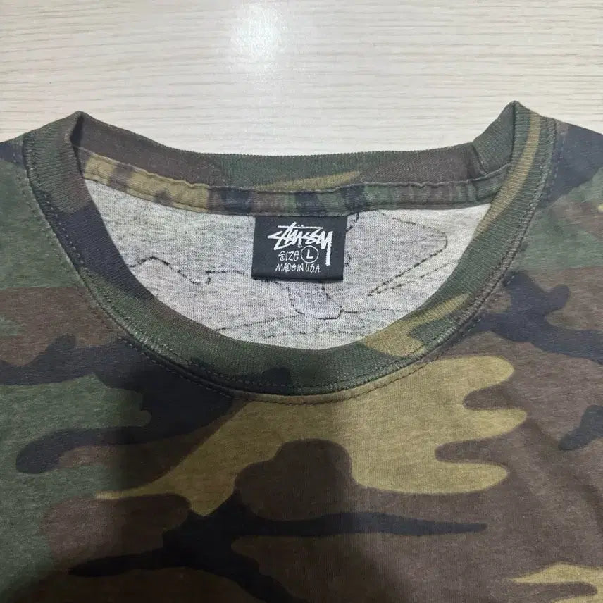 [BUNJANG] Stussy 8 Ball T-Shirt Camo / (L)스투시 8볼 티셔츠 카모