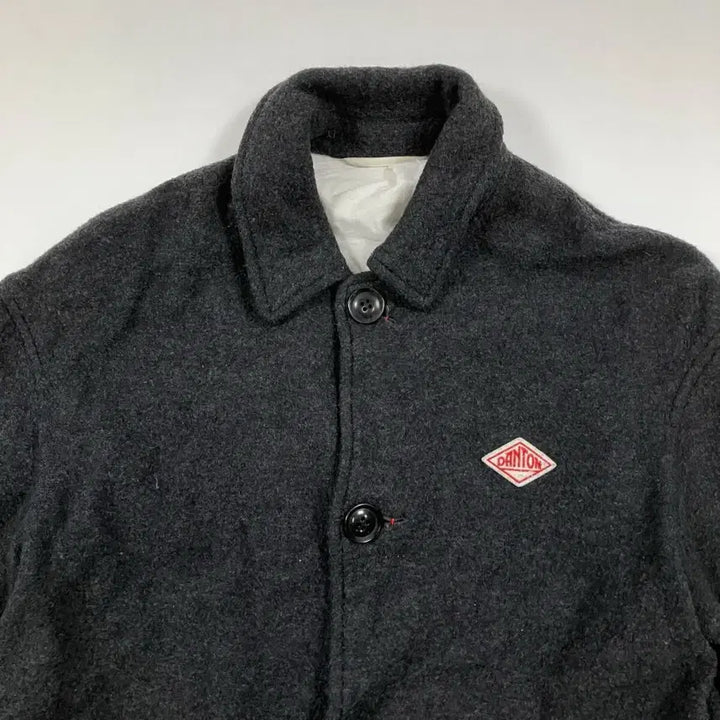 [BUNJANG] Danton Wool Mosser Coat Charcoal Gray / DANTON 단톤 스텐 카라 울모사 코트 차콜 그레이 34
