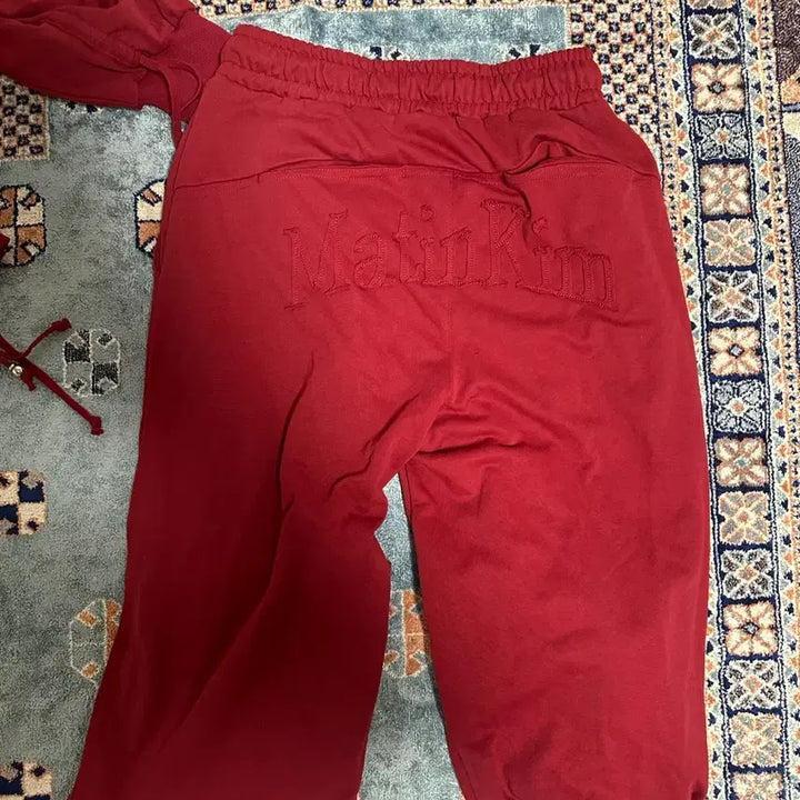 [SOLD OUT] 마땡킴 스트링 디테일 후드집업 셋업 s