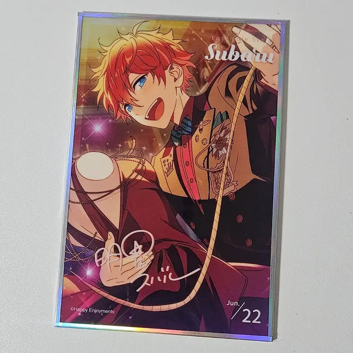 [BUNJANG] Ensemble Stars Subaru Chinese Server Offline Limited Shikishi / 앙스타 스바루 중스타 오프라인 한정 색지