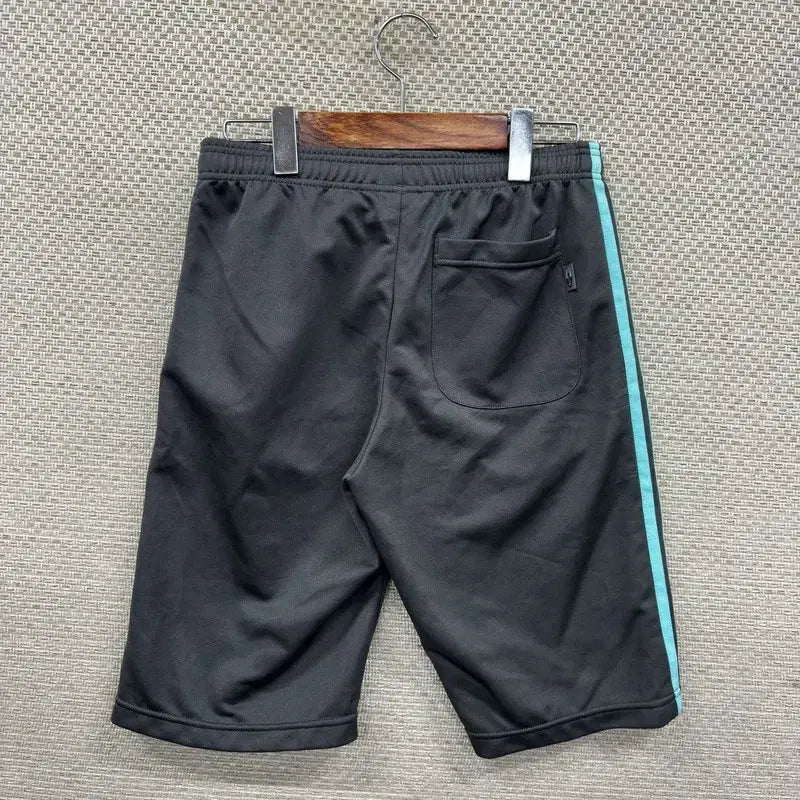 [BUNJANG] Adidas Embroidered Logo Track Pants Shorts L A09157 / 아디다스 자수로고 트랙팬츠 츄리닝 반바지 L A09157