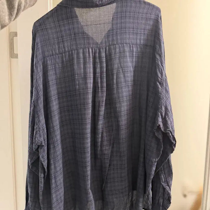 [SOLD OUT] 김아홉 프리 레이온 셔츠 네이비F