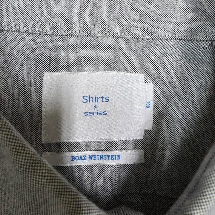 [BUNJANG] SERIES Oxford Shirt Grey Size 100 / 시리즈 옥스포드 셔츠