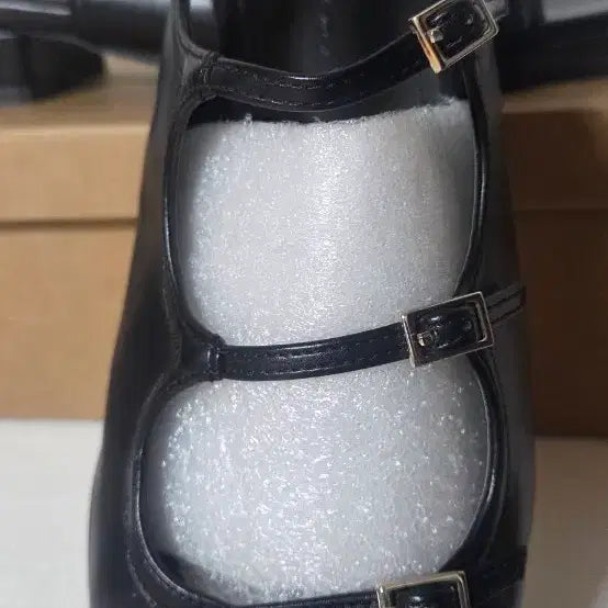 [BUNJANG] Black Three Buckle Sandals / 쓰리 버클 샌들((새상품))