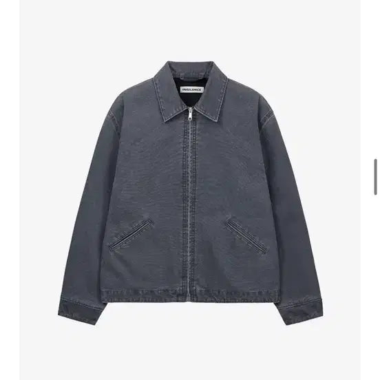[BUNJANG] In Silence Duck Cotton Work Jacket - Faded Gray (XL) / 인사일런스 덕 코튼 워크 자켓 페이드 그레이 XL