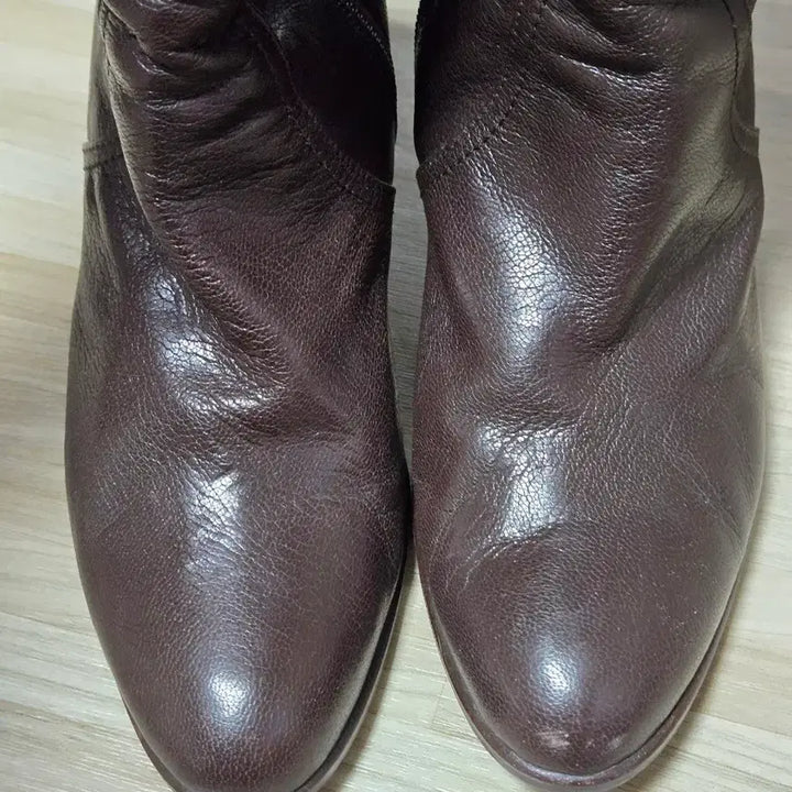 [BUNJANG] Balenciaga Leather Long Boots Brown Women&