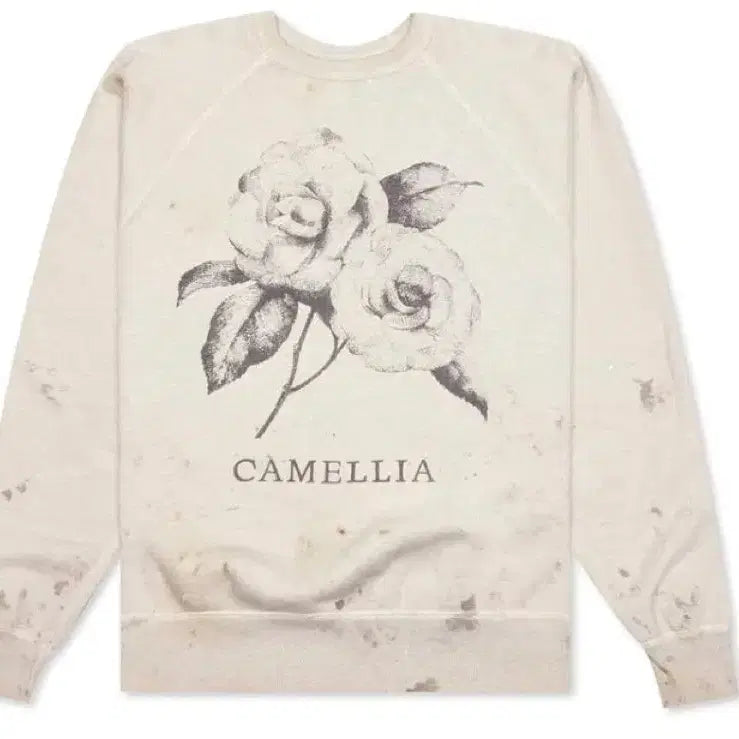 [BUNJANG] Saint Michael Camellia Raglan Sweatshirt XL / [XL] 세인트미카엘 카멜리아 스웻