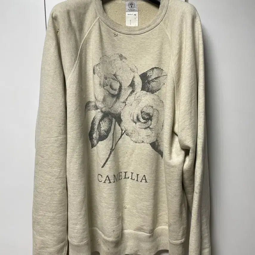 [BUNJANG] Saint Michael Camellia Raglan Sweatshirt XL / [XL] 세인트미카엘 카멜리아 스웻