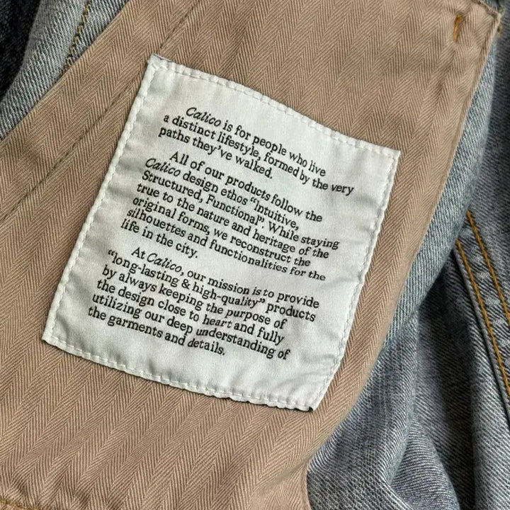 [BUNJANG] Calico Denim Chore Jacket / 칼리코 데님 초어 자켓 워크자켓