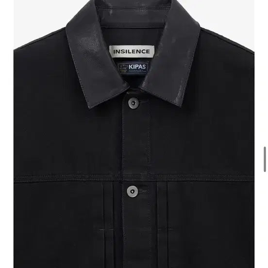 [BUNJANG] In Silence Lambskin Collar Denim Jacket Black XL / 인사일런스 램스킨 칼라 데님 자켓 블랙 XL
