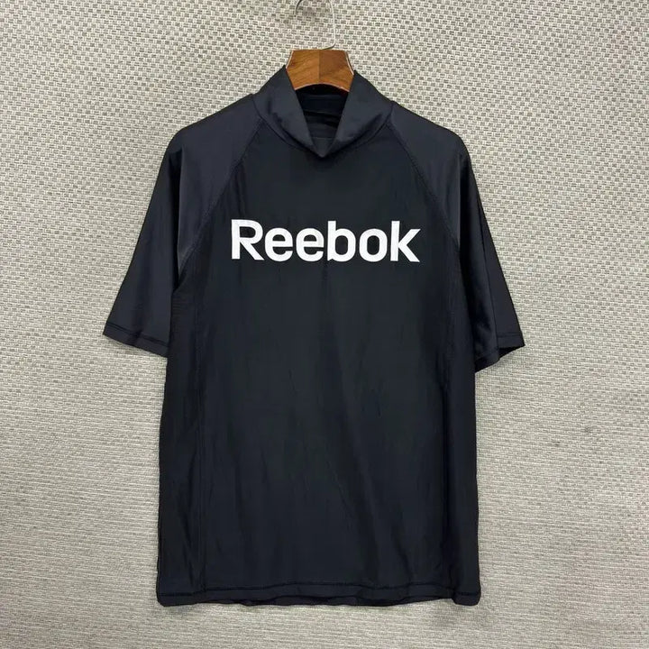 [BUNJANG] Reebok Printing Logo Rash Guard Short Sleeve T-Shirt L / 리복 프린팅로고 래쉬가드 반팔티 L A09137