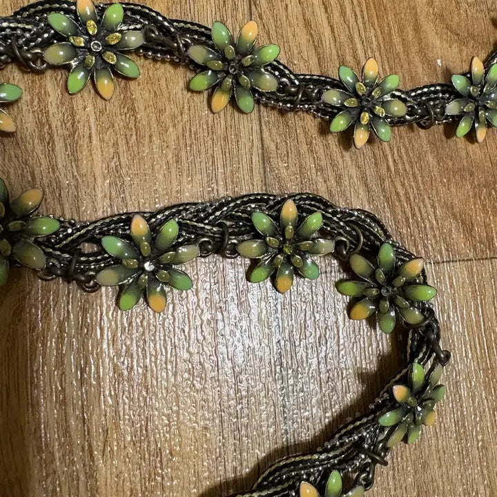 [BUNJANG] Antique Daisy Chain Belt / 엔틱 데이지 체인벨트