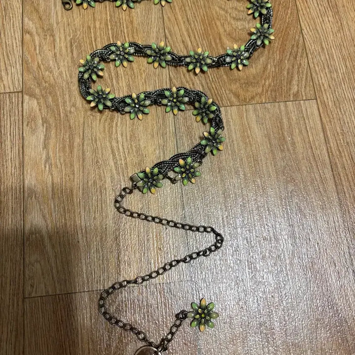 [BUNJANG] Antique Daisy Chain Belt / 엔틱 데이지 체인벨트