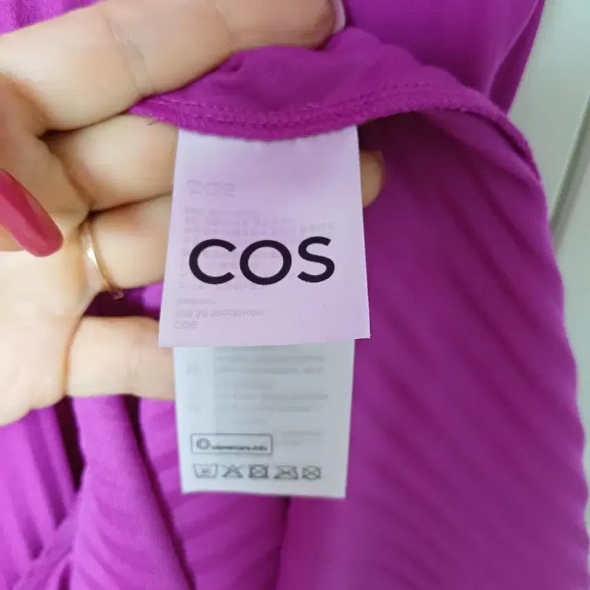 [BUNJANG] COS Pleated Long Dress / COS 플리츠 롱 원피스 M, 코스 롱원피스