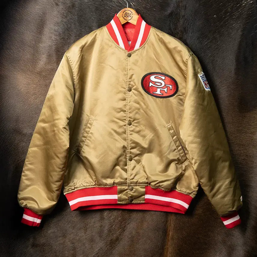[BUNJANG] [105] 90s 스타터 USA 메이드 샌프란시스코 49ers 사틴 점퍼 / [105] 90s 스타터 USA 메이드 샌프란시스코 49ers 사틴 점퍼