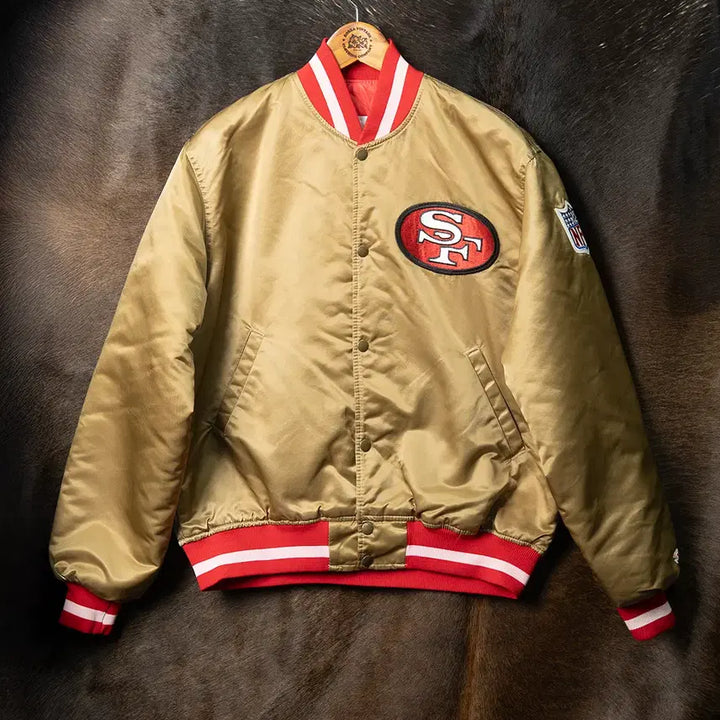 [BUNJANG] [105] 90s 스타터 USA 메이드 샌프란시스코 49ers 사틴 점퍼 / [105] 90s 스타터 USA 메이드 샌프란시스코 49ers 사틴 점퍼