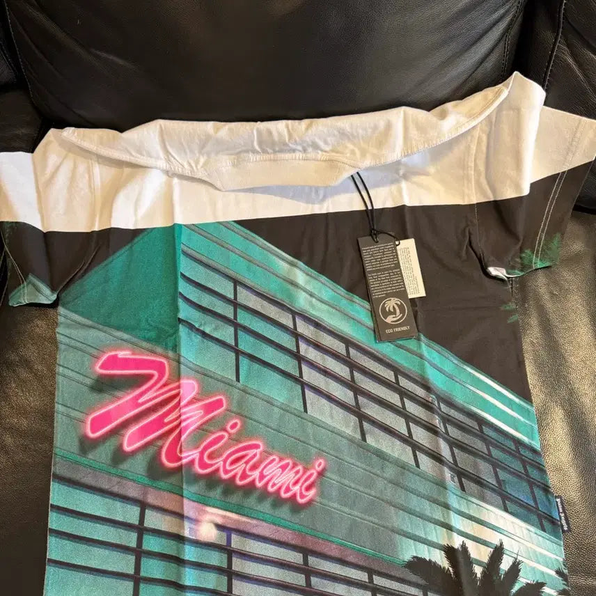 [BUNJANG] Palm Angels Miami White T-shirt / 팜엔젤스 마이애미 화이트 m