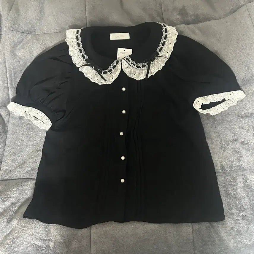 [BUNJANG] Pium Black Blouse / 피움 pium 블라우스 블랙