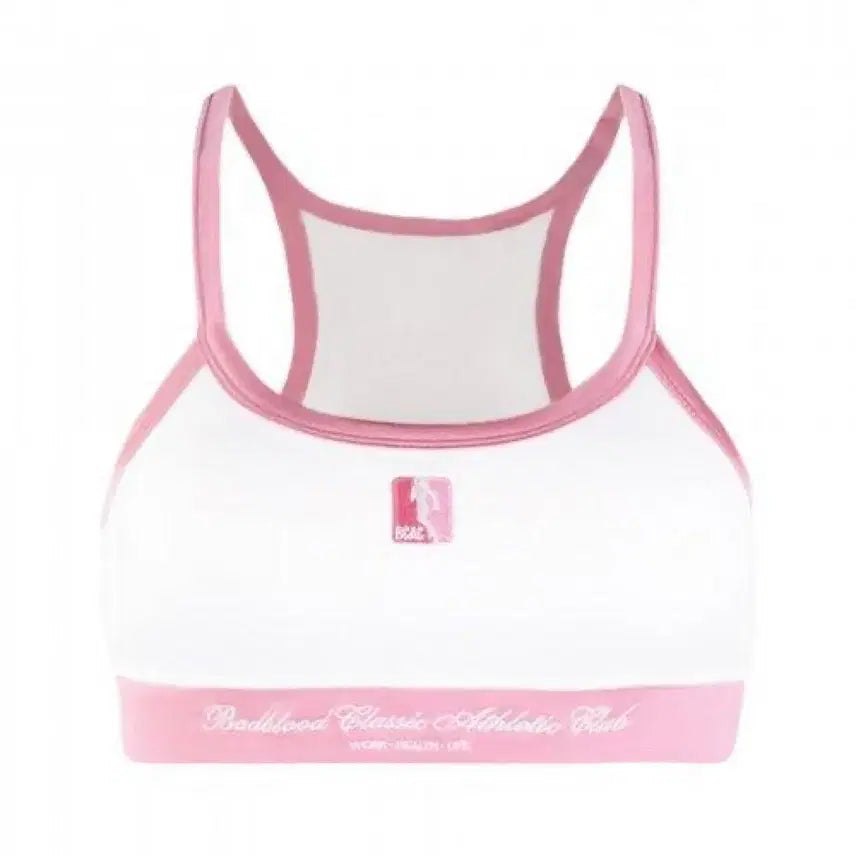 [BUNJANG] Badblood Classic Logo Sports Bra Pink / 배드블러드 클래식 로고 스포츠 브라 핑크