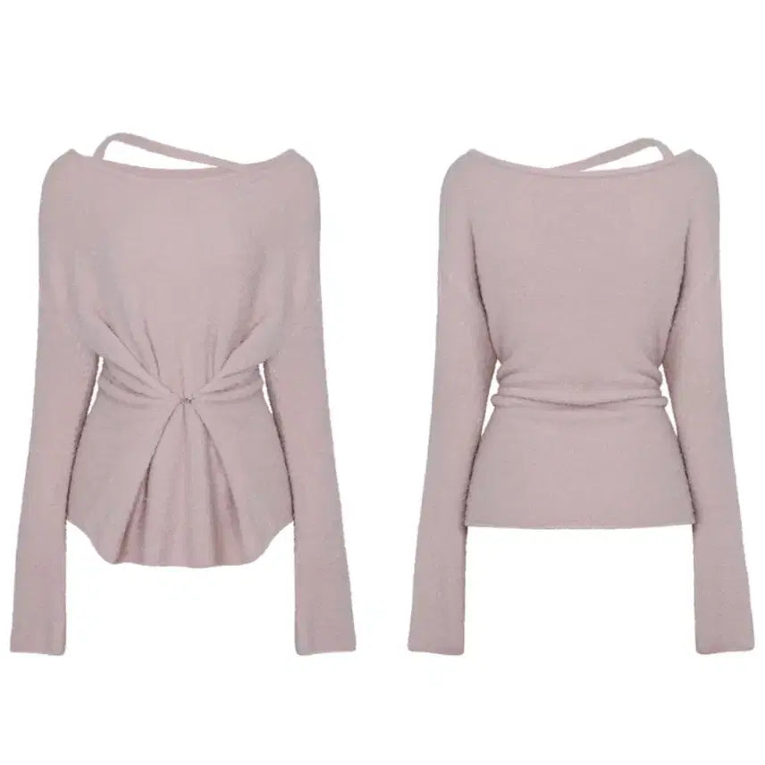 [BUNJANG] Pain or Pleasure Ruby Hook Over Knee Knit Pink / 페인오어플레져 루비후크 오버니트 핑크