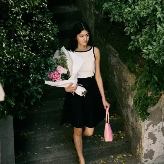 [BUNJANG] Unedit Ivory Sleeveless Top / 새상품) 언에디트 텍스처 슬리브리스 나시 - 아이보리