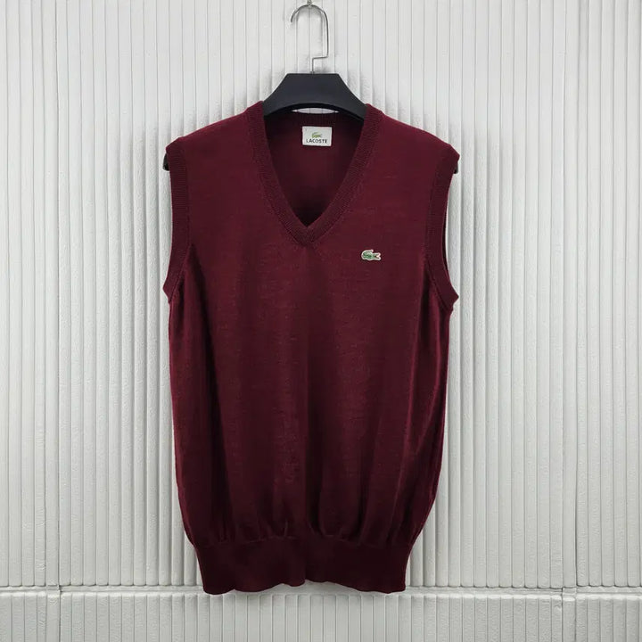 [BUNJANG] Lacoste V-neck Knit Vest / [95]라코스테  브이넥 니트 베스트