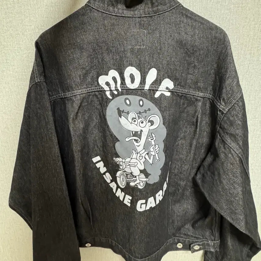 [BUNJANG] Moif Insane Garage Denim Jacket Size 2 / 모이프, 인세인개러지 데님자켓 2 사이즈