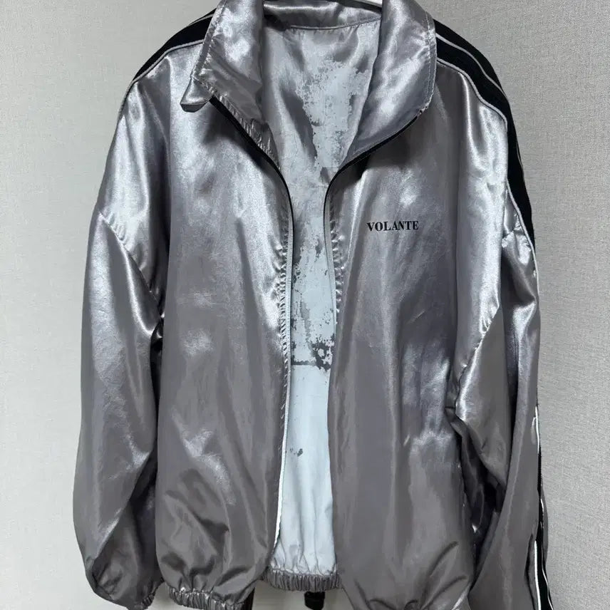 [BUNJANG] VOLANTE Silver Track Jacket / VOLANTE 실버 트랙 자켓